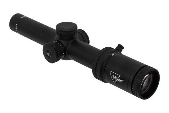 Trijicon Credo 1-6 low power variable optic features a matte black anodized finish